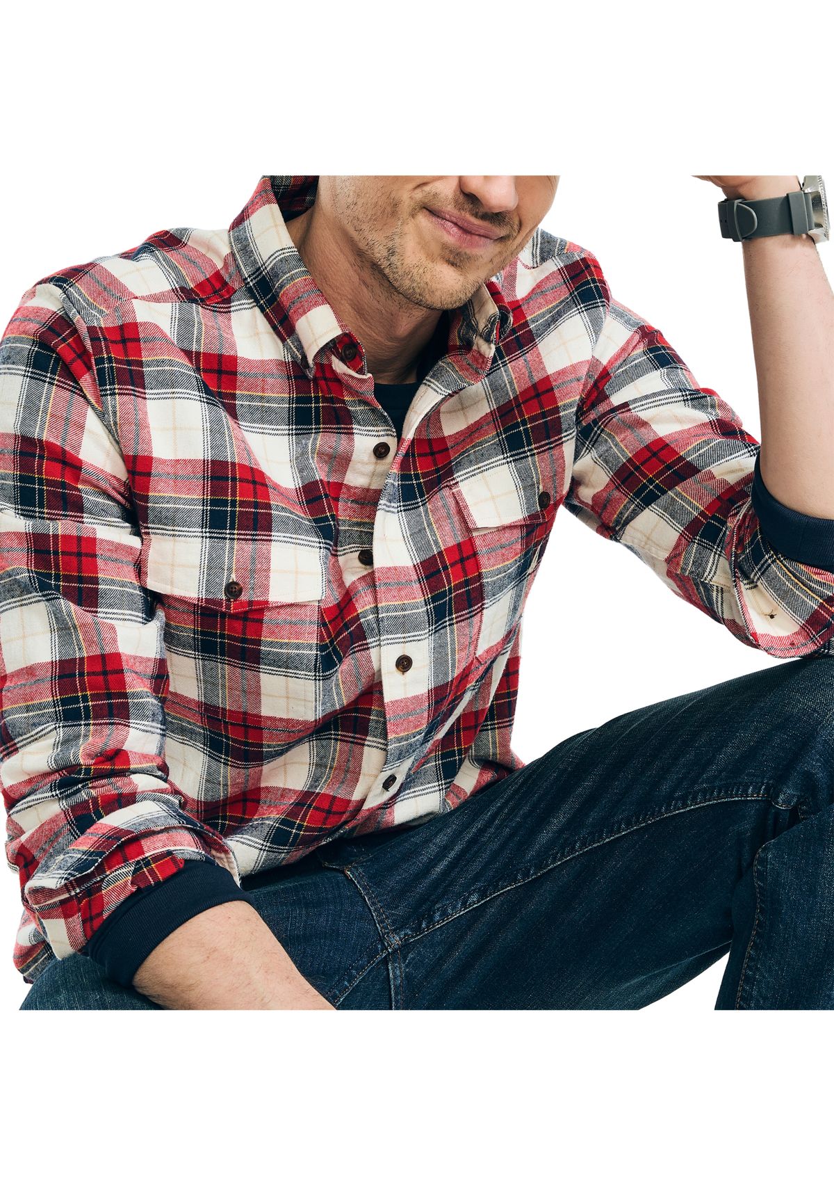 Sustainably Crafted Plaid Flannel Shirt