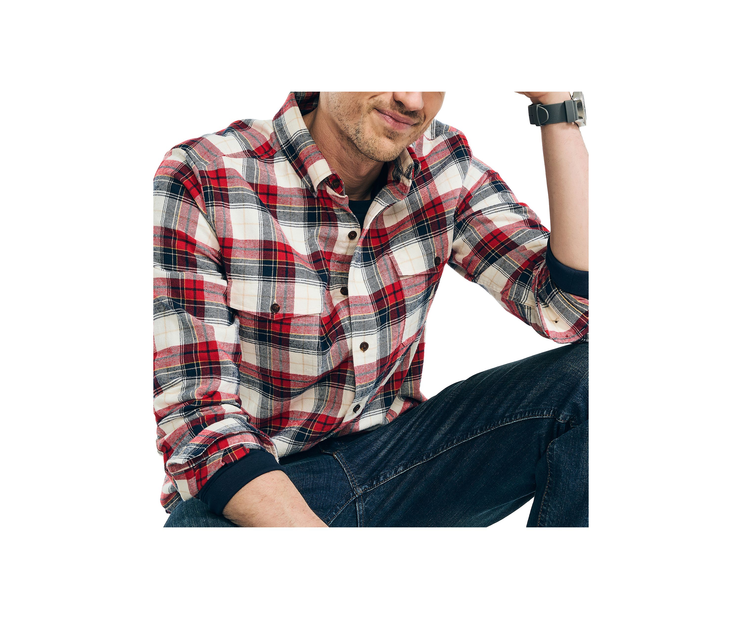Sustainably Crafted Plaid Flannel Shirt