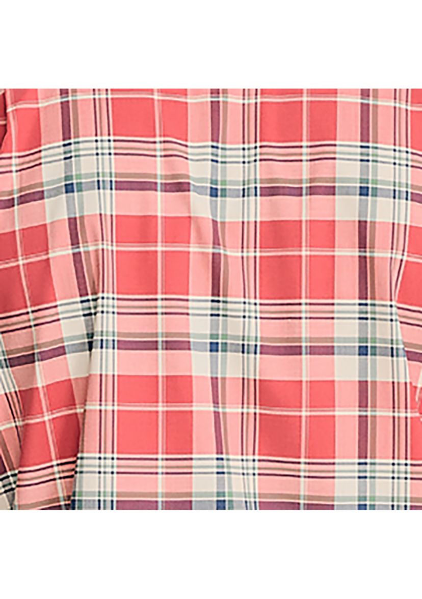 Sustainably Crafted Plaid Short Sleeve Shirt