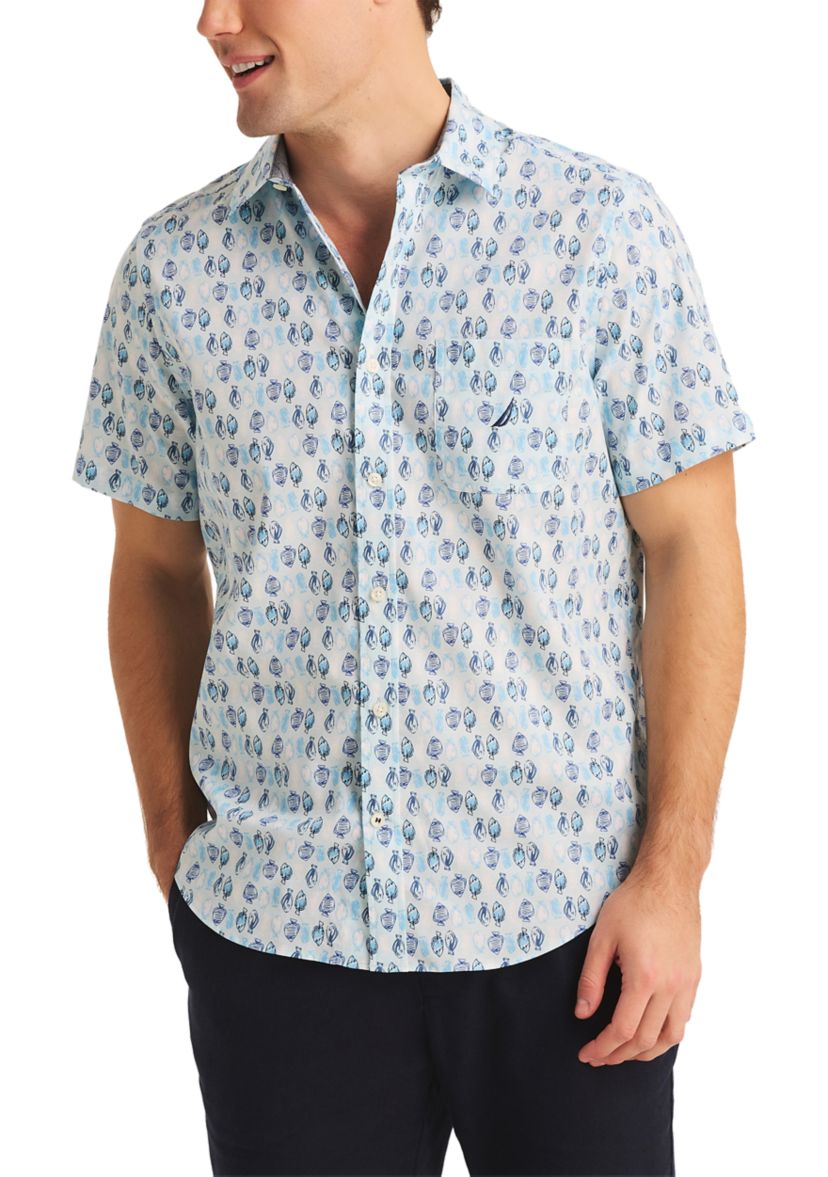 Sustainably Crafted Printed Short-Sleeve Shirt