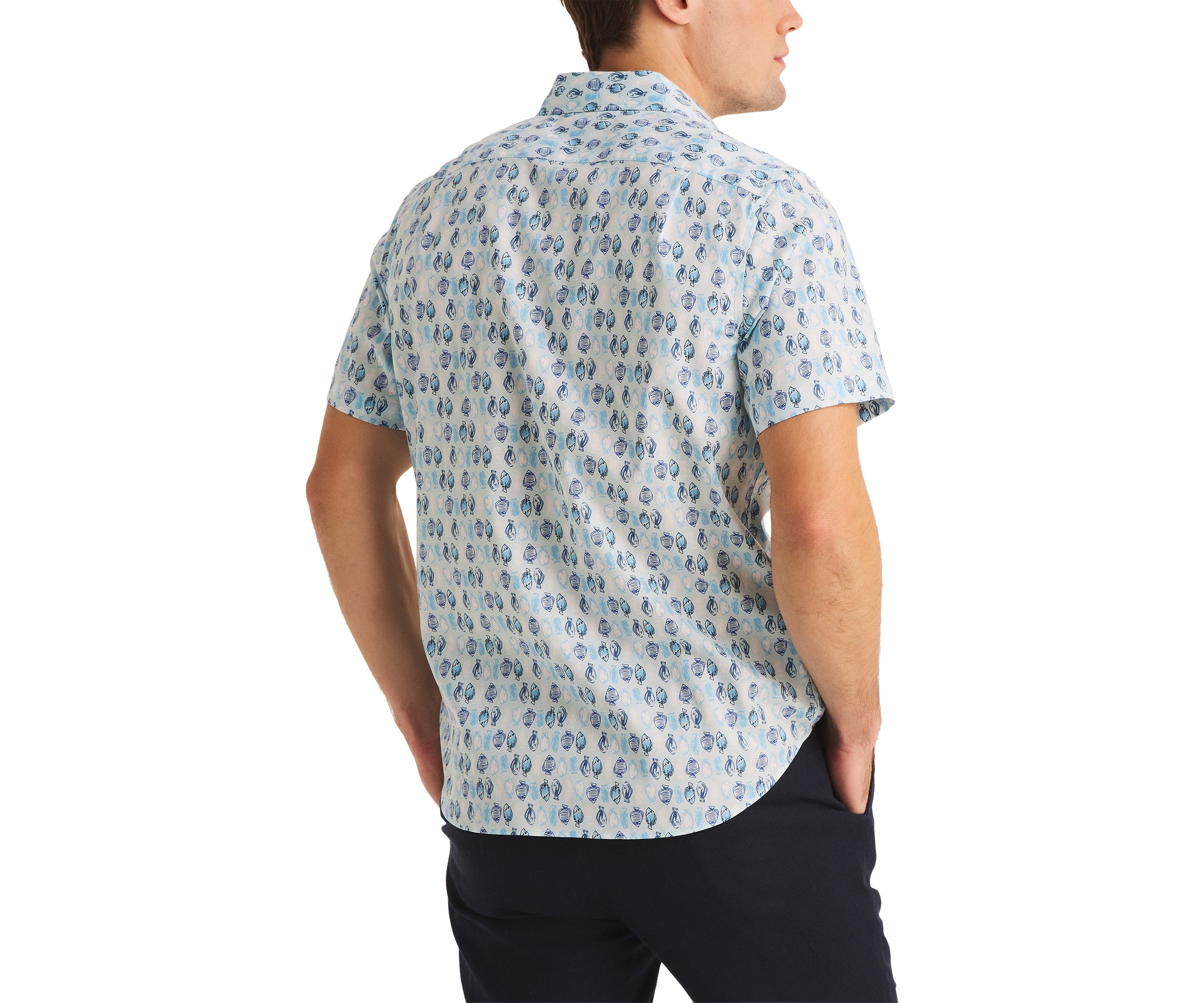Sustainably Crafted Printed Short-Sleeve Shirt