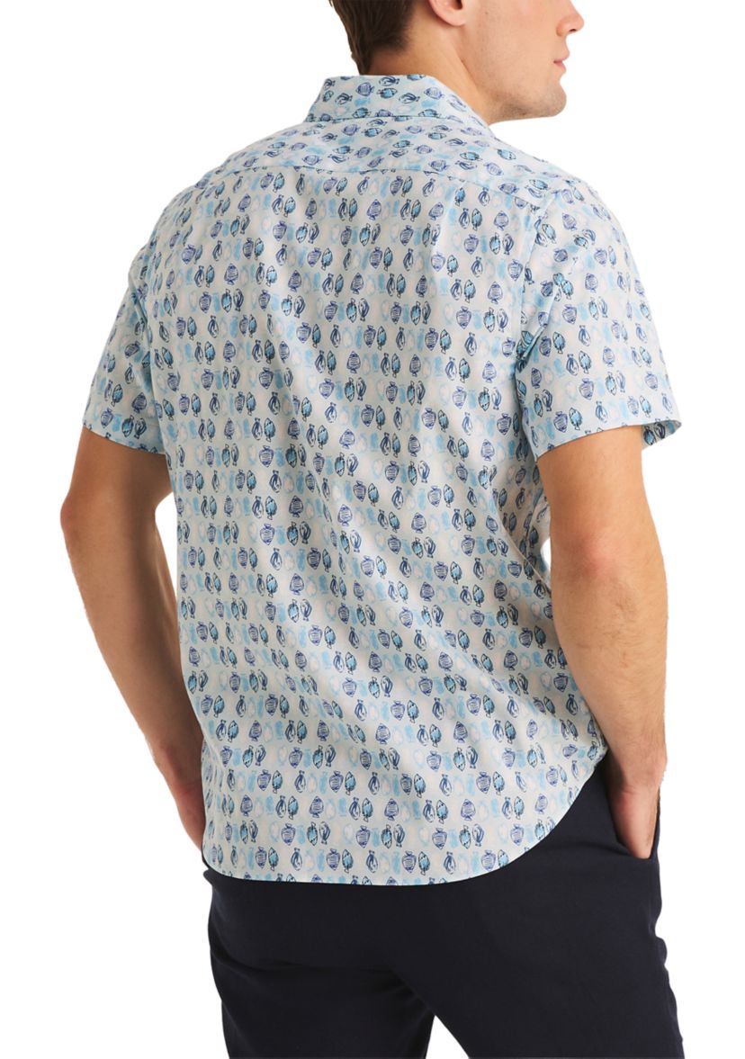 Sustainably Crafted Printed Short-Sleeve Shirt