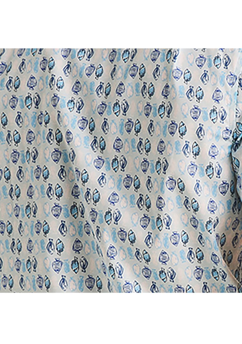 Sustainably Crafted Printed Short-Sleeve Shirt