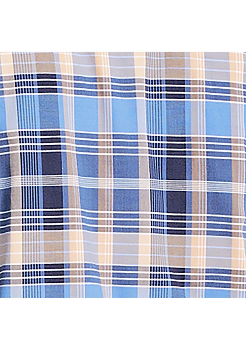 Sustainably Crafted Plaid Short-Sleeve Shirt
