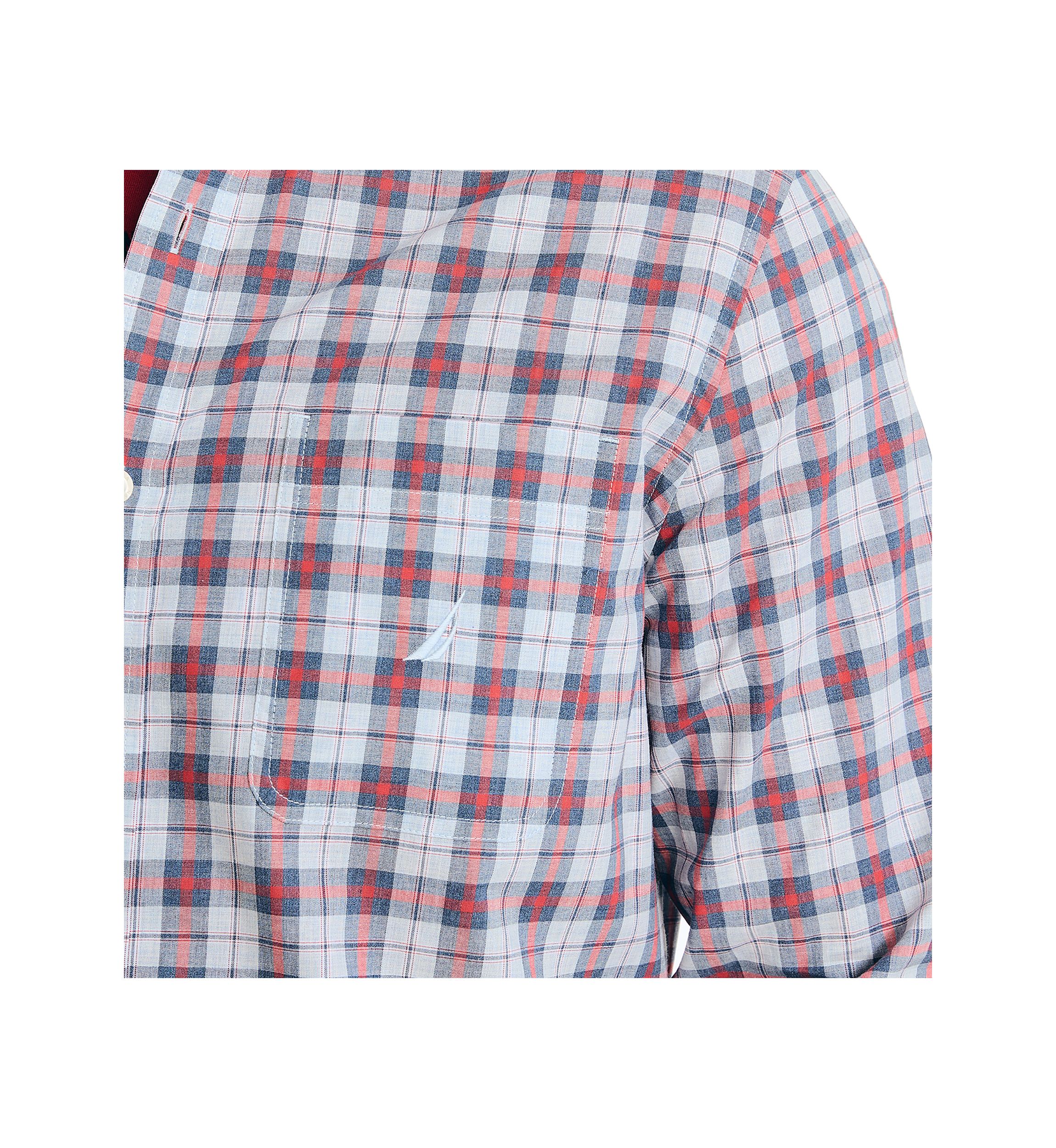 Heathered Plaid Shirt