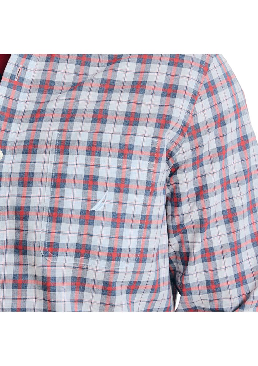 Heathered Plaid Shirt