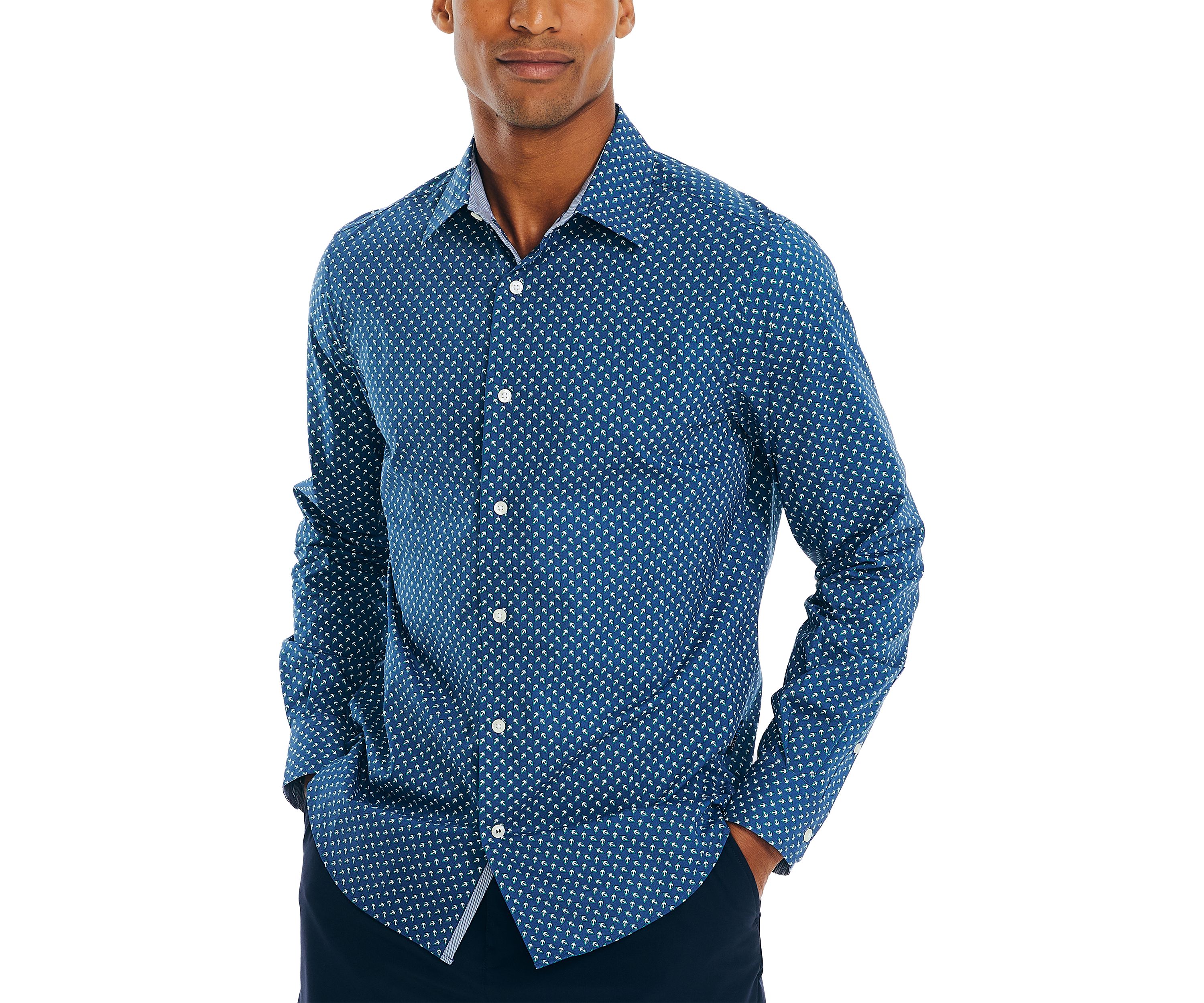 Navtech Slim Fit Printed Shirt