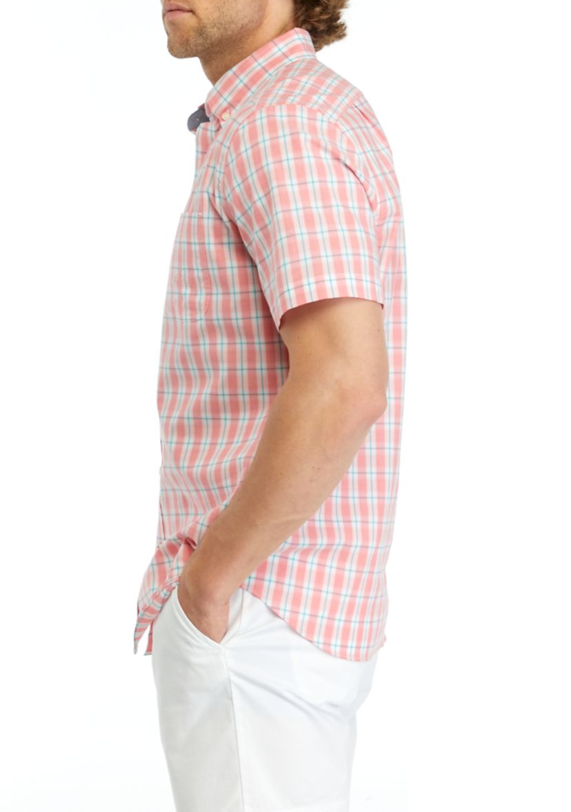 Sustainably Crafted Plaid Short Sleeve Shirt 