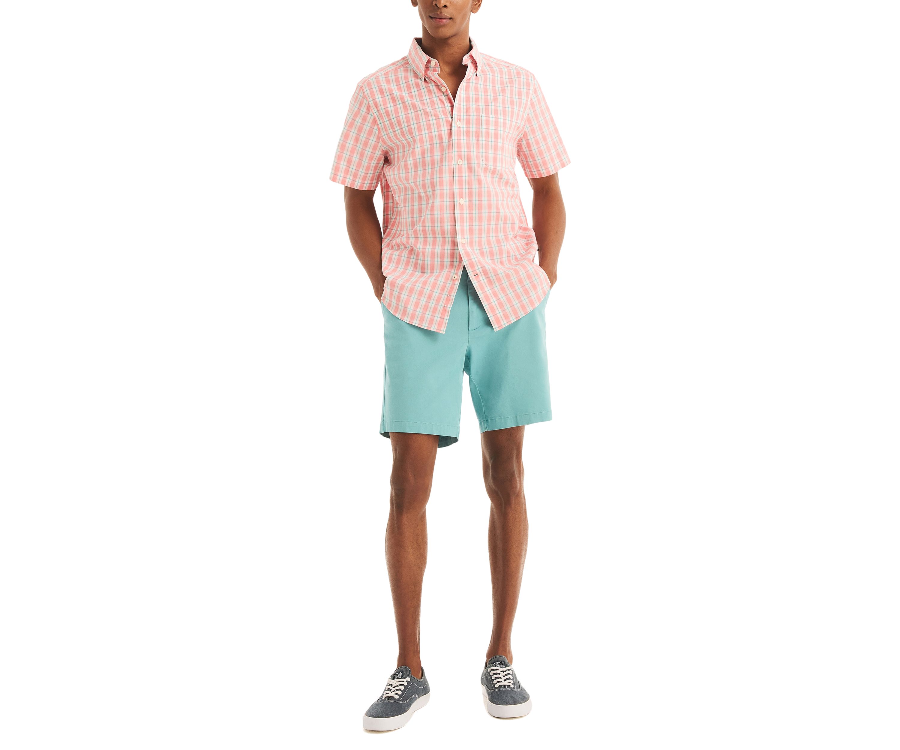 Sustainably Crafted Plaid Short Sleeve Shirt 