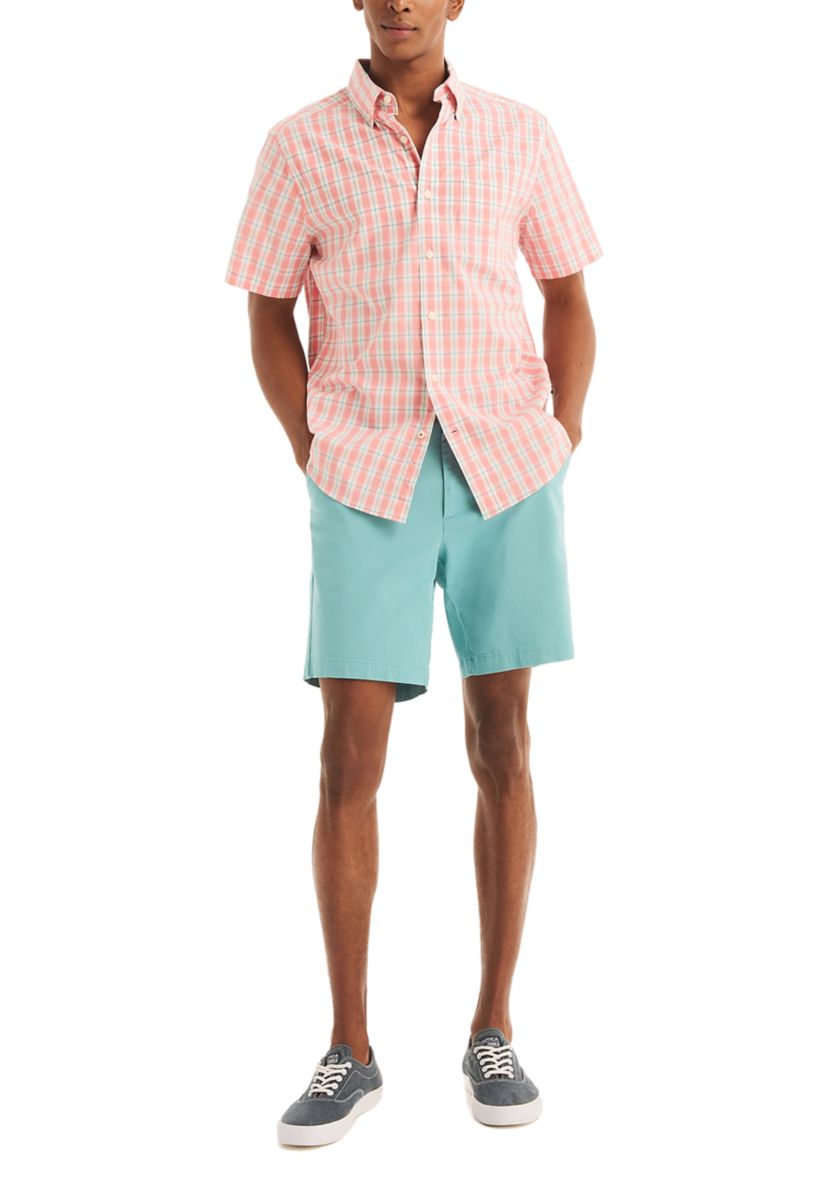 Sustainably Crafted Plaid Short Sleeve Shirt 