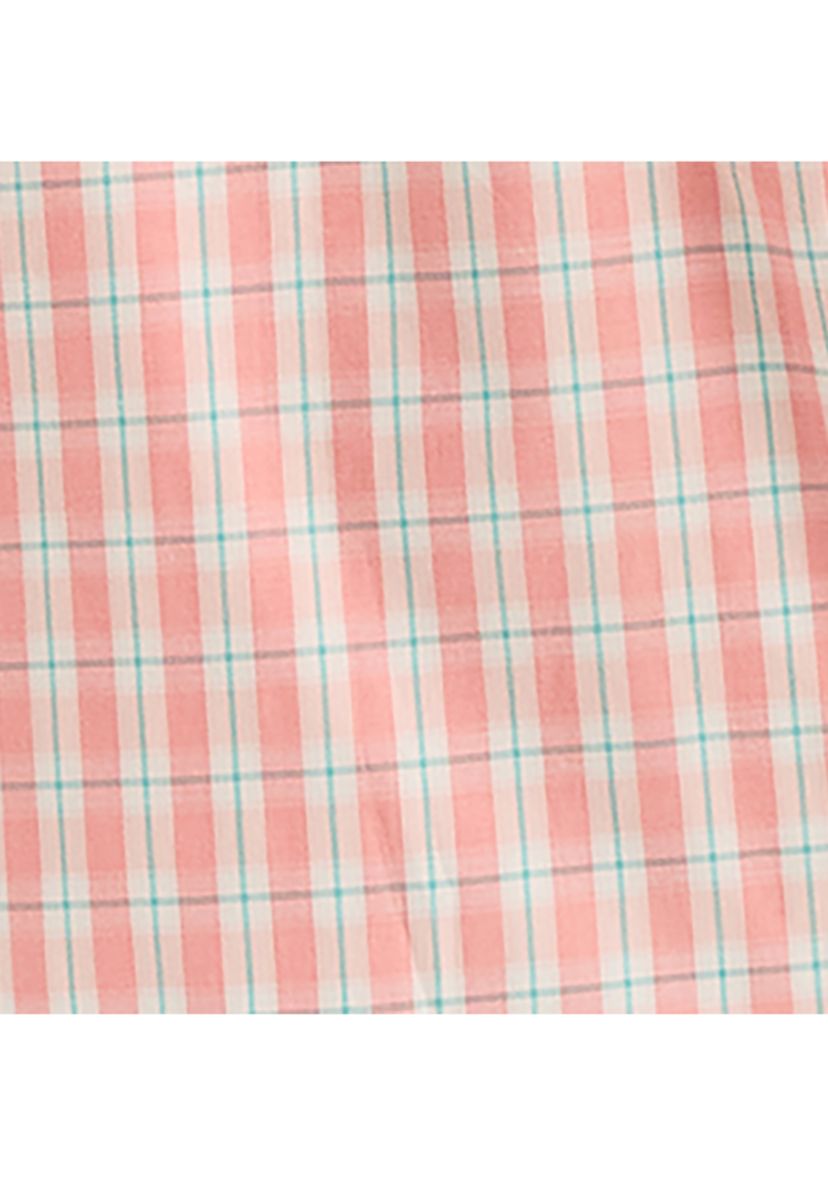 Sustainably Crafted Plaid Short Sleeve Shirt 