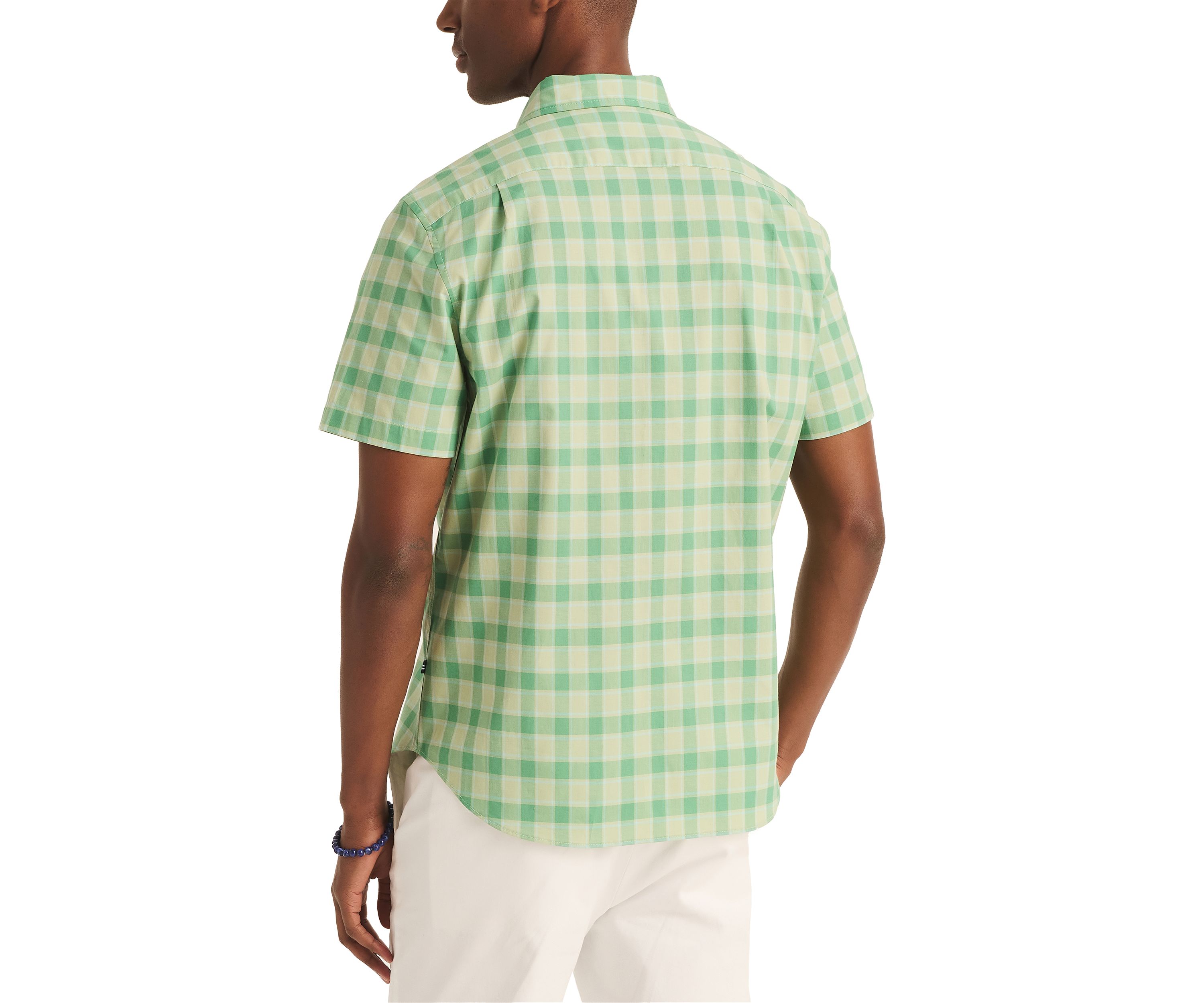 Sustainably Crafted Plaid Short-Sleeve Shirt