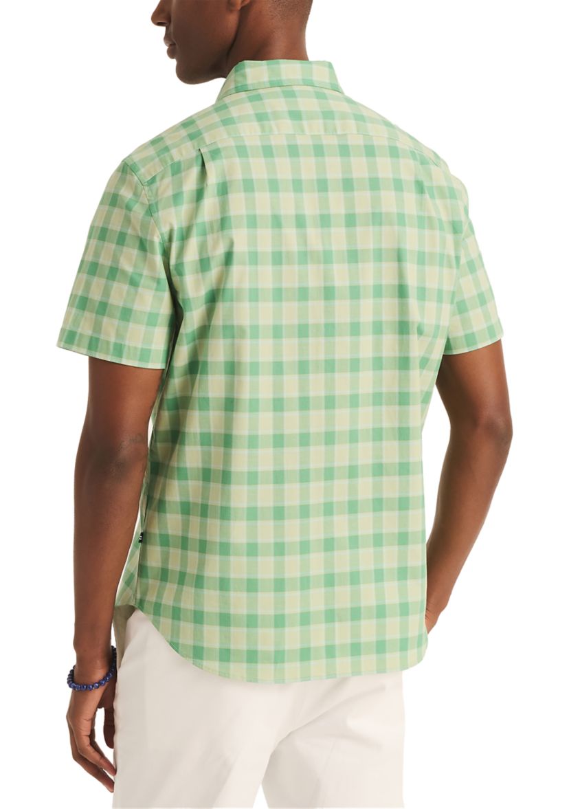 Sustainably Crafted Plaid Short-Sleeve Shirt