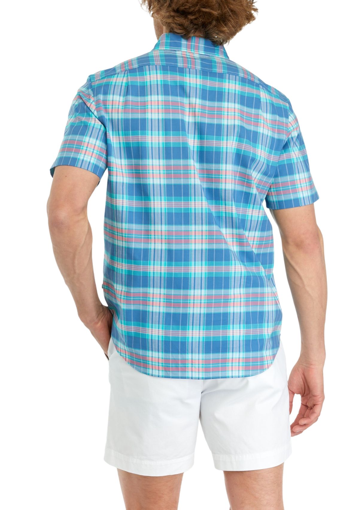 Sustainably Crafted Plaid Short Sleeve Shirt