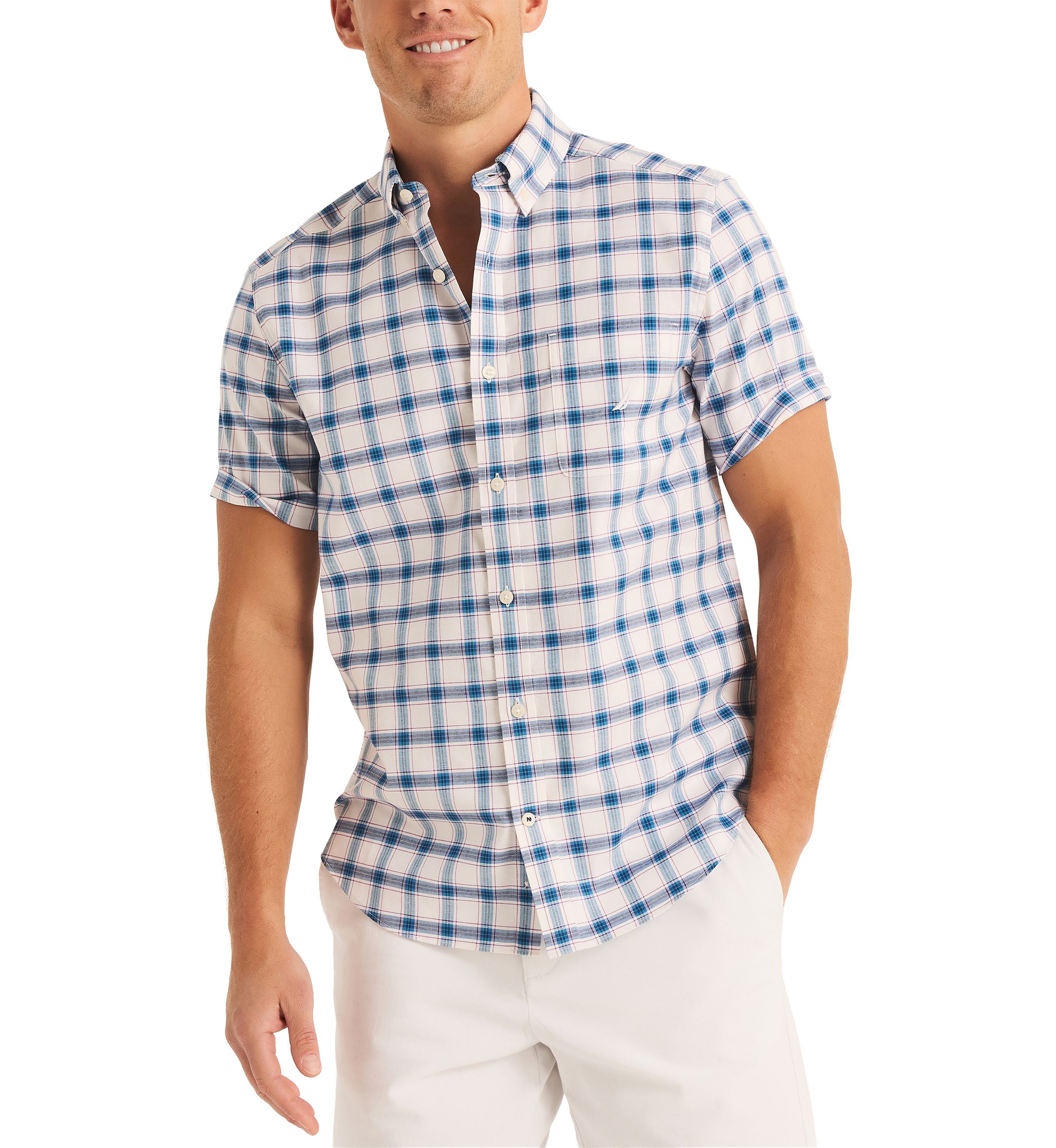 Plaid Short Sleeve Shirt