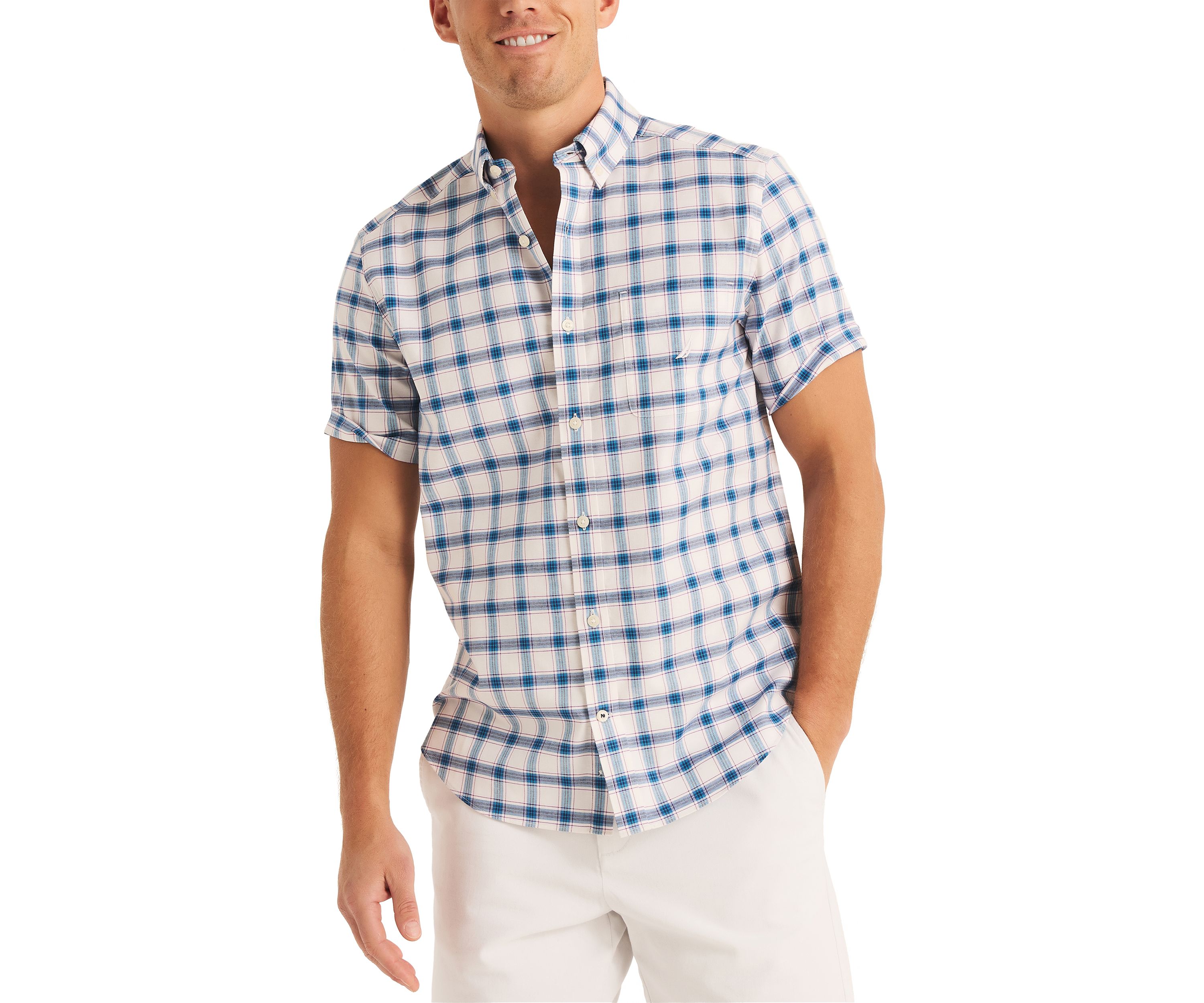 Plaid Short Sleeve Shirt