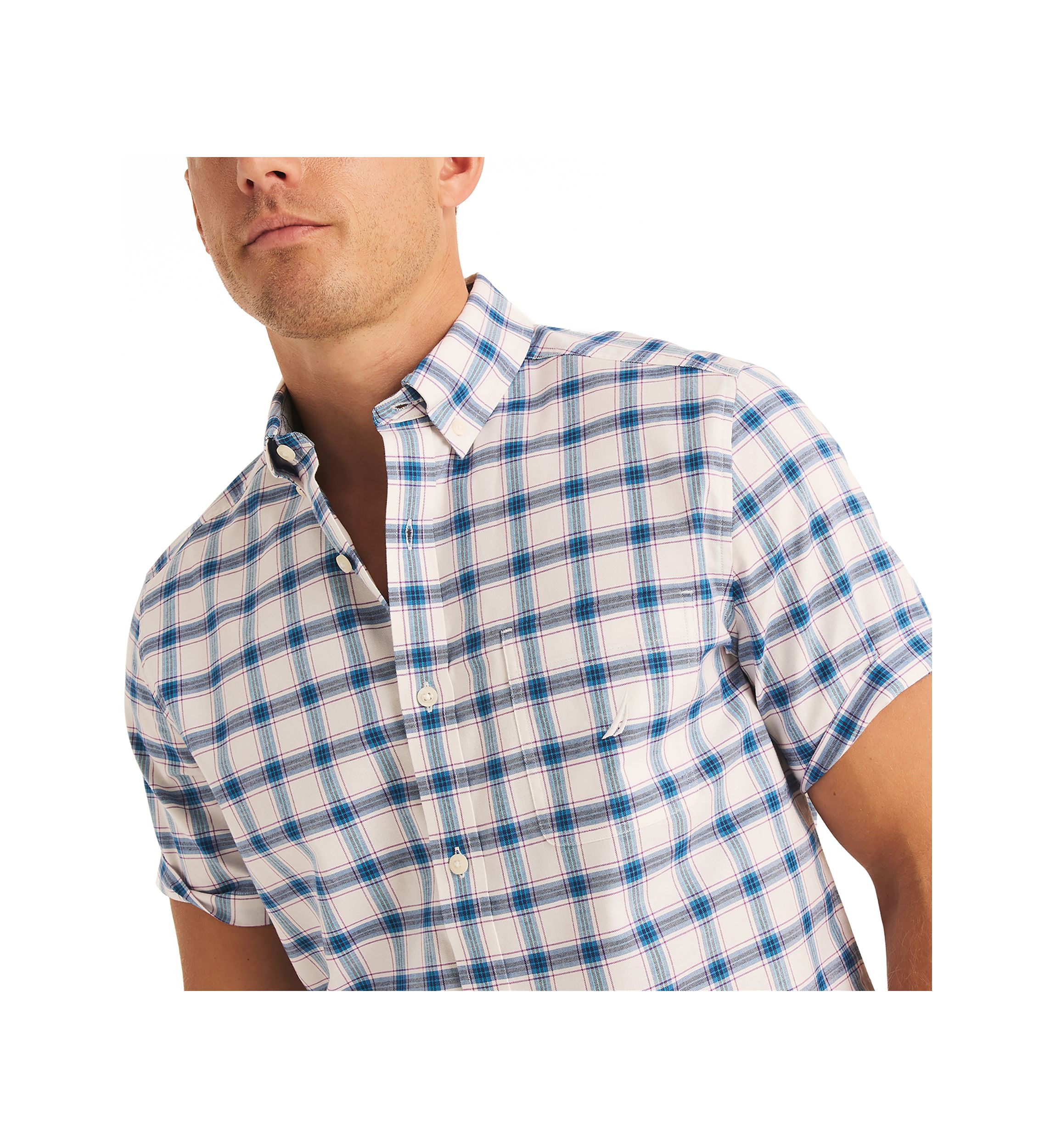 Plaid Short Sleeve Shirt