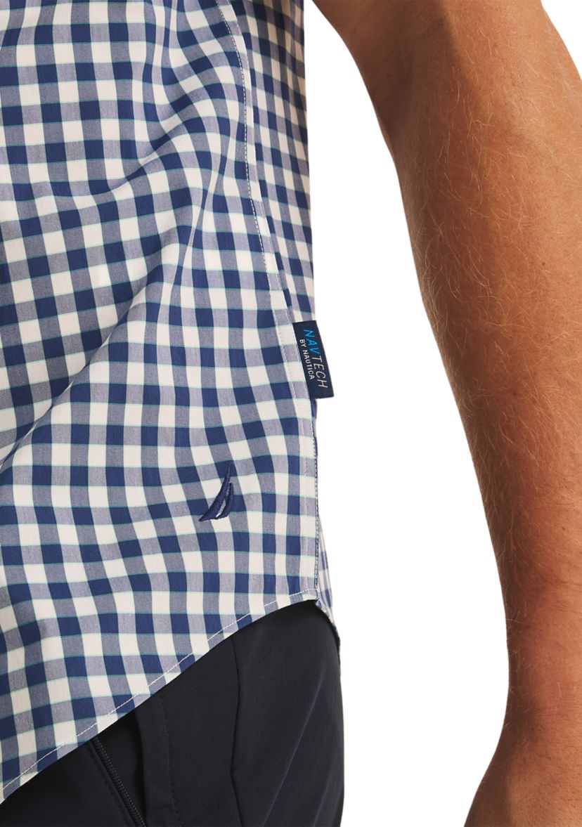 Navtech Trim Fit Plaid Short Sleeve Shirt