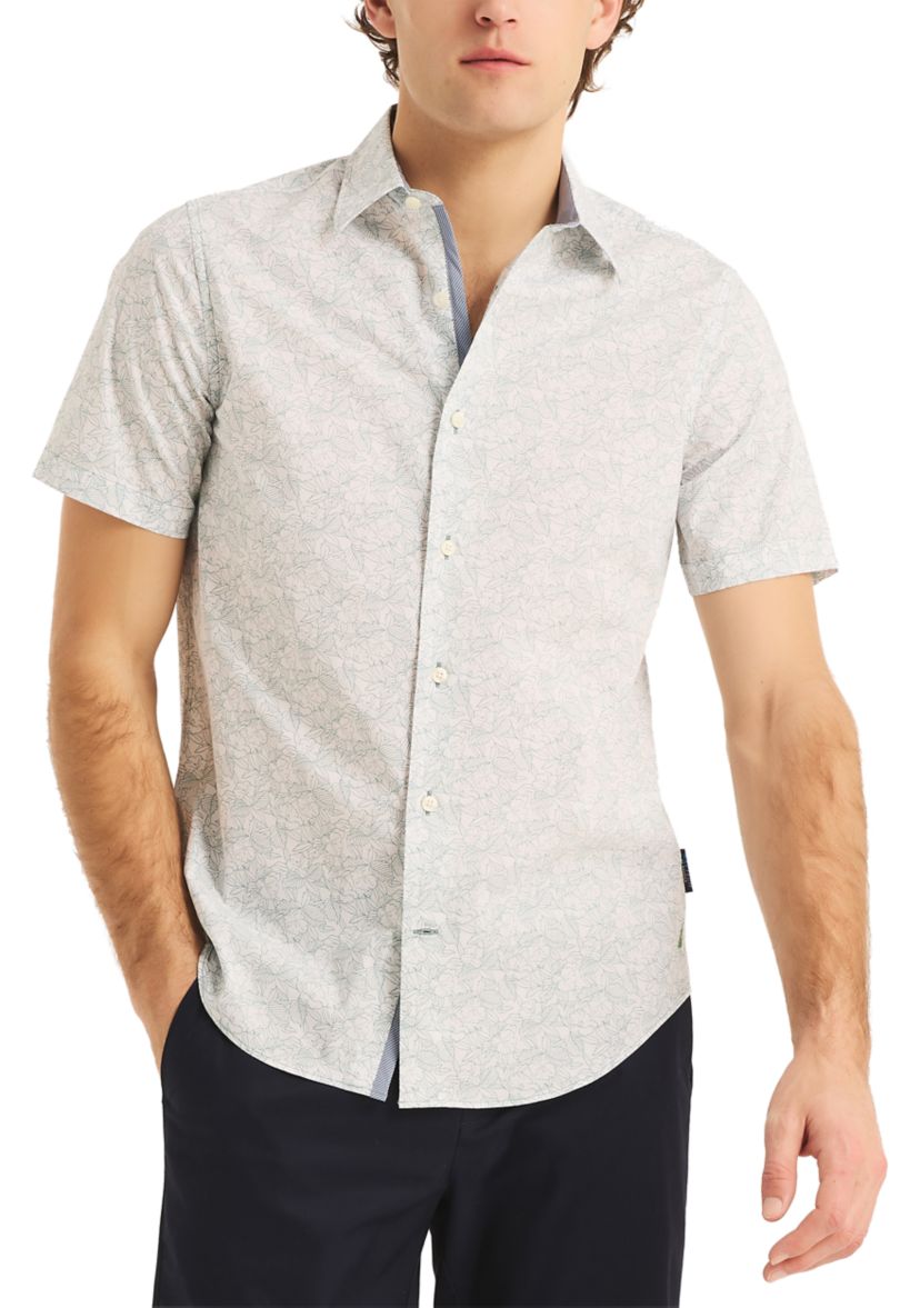 Navtech Trim Fit Printed Short Sleeve Shirt