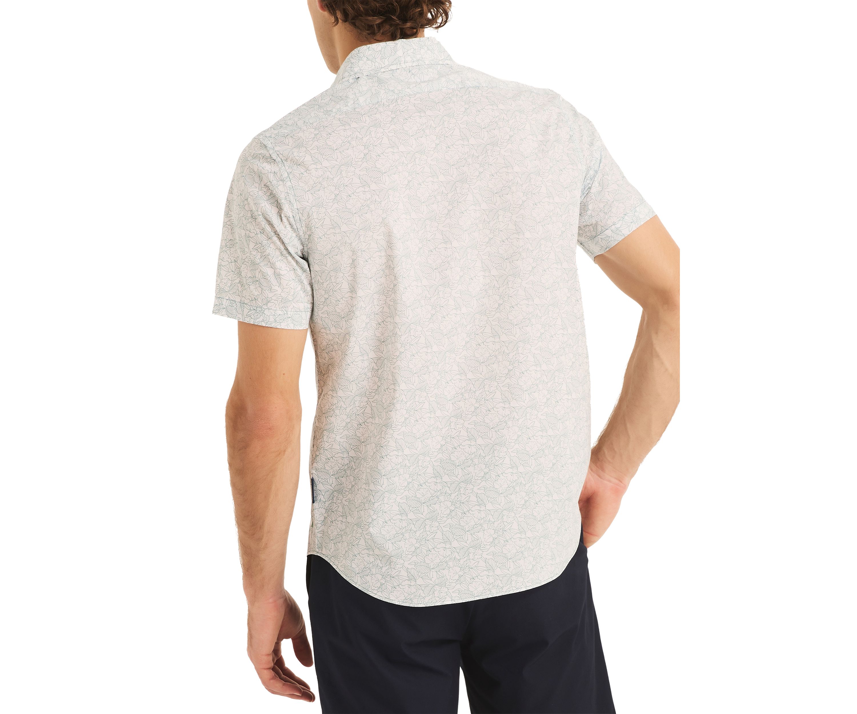 Navtech Trim Fit Printed Short Sleeve Shirt