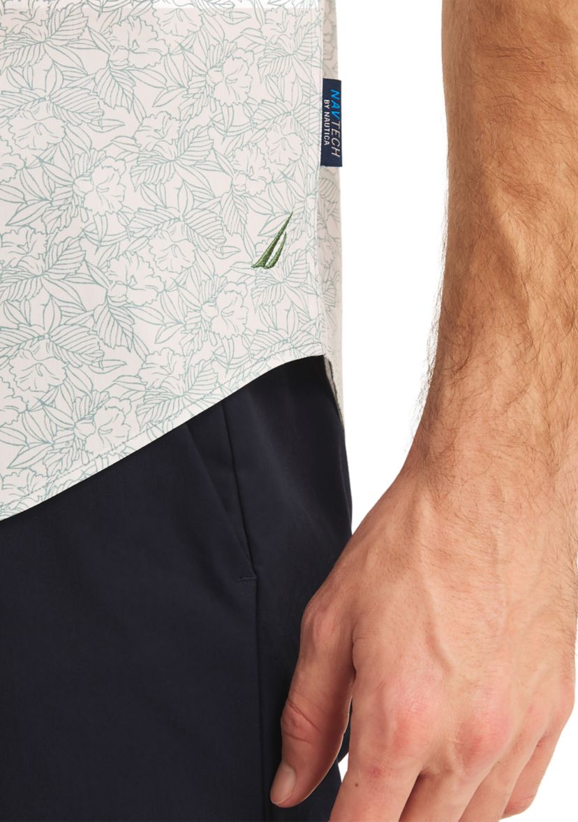 Navtech Trim Fit Printed Short Sleeve Shirt