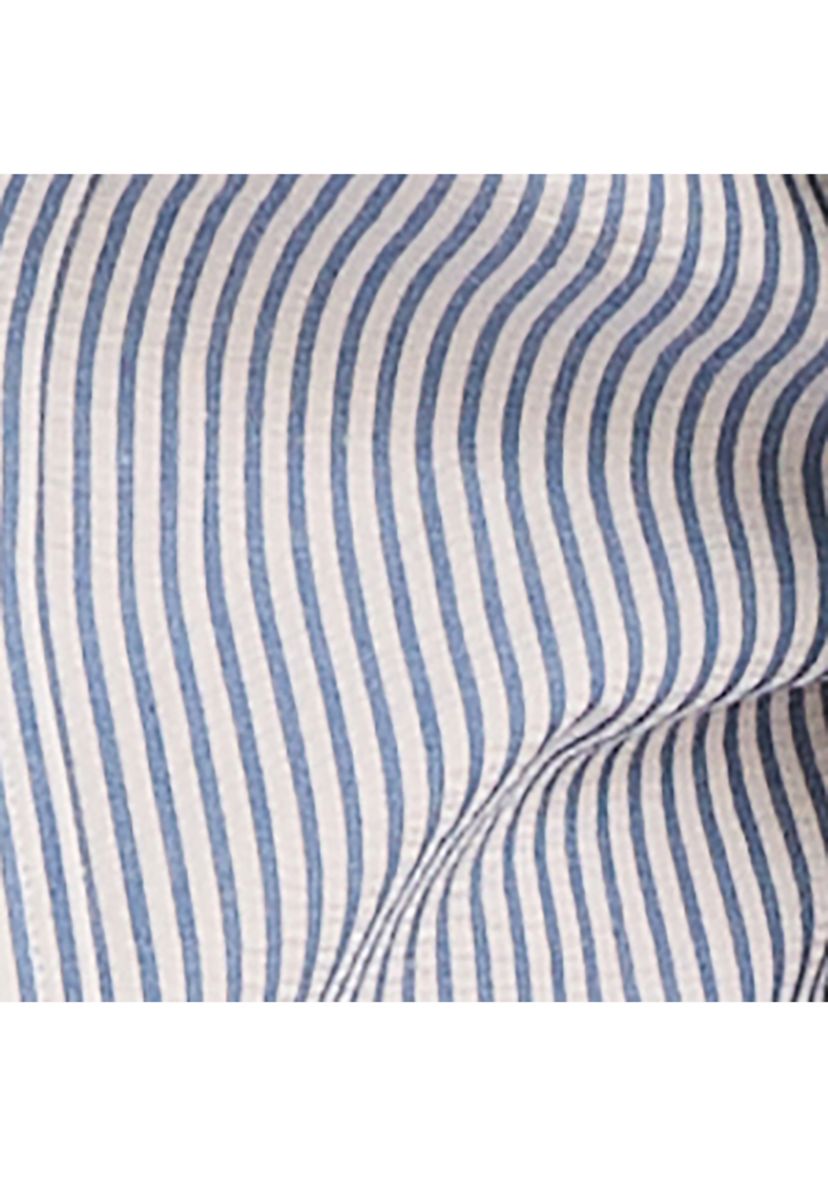 Striped Seersucker Short Sleeve Shirt