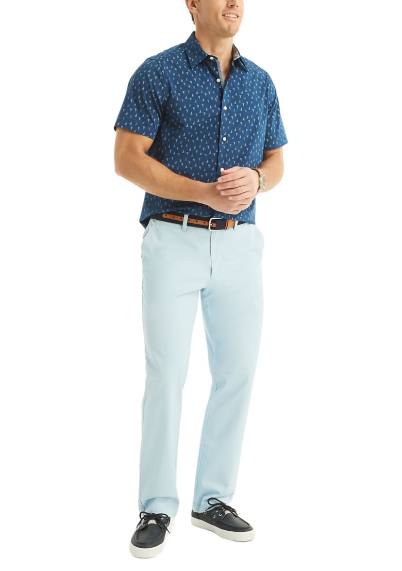 Navtech Trim Fit Printed Short Sleeve Shirt