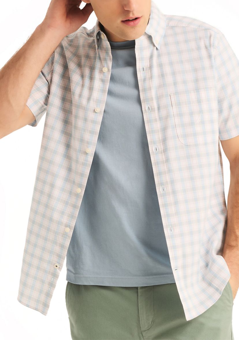 Sustainably Crafted Plaid Short-Sleeve Shirt