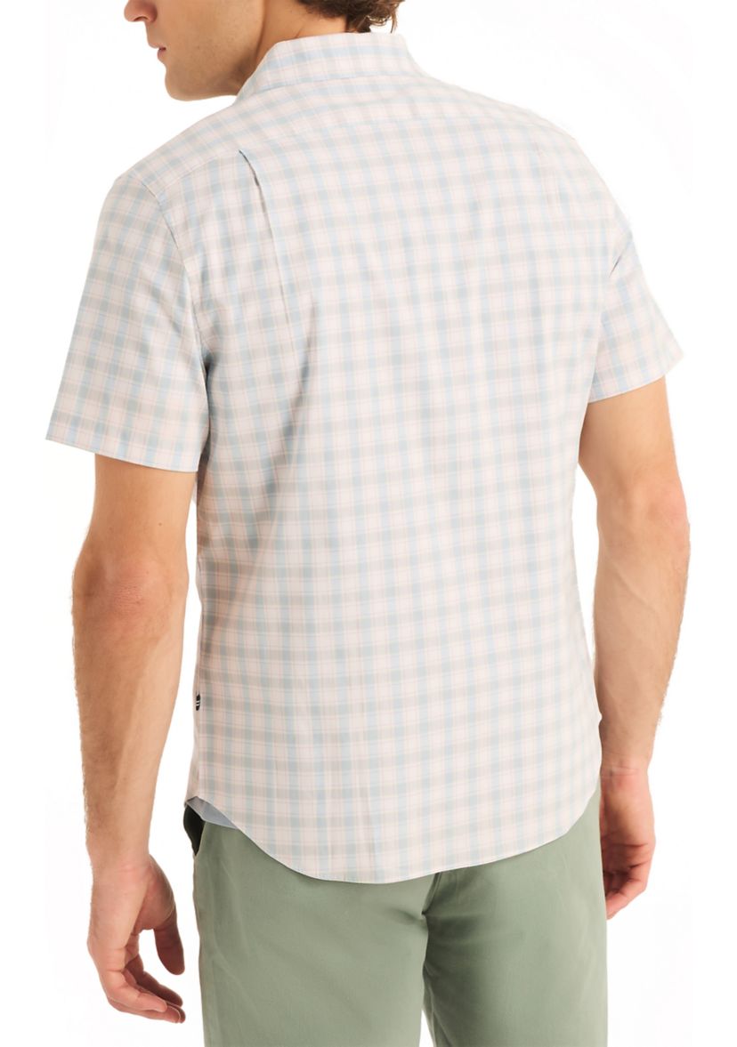 Sustainably Crafted Plaid Short-Sleeve Shirt