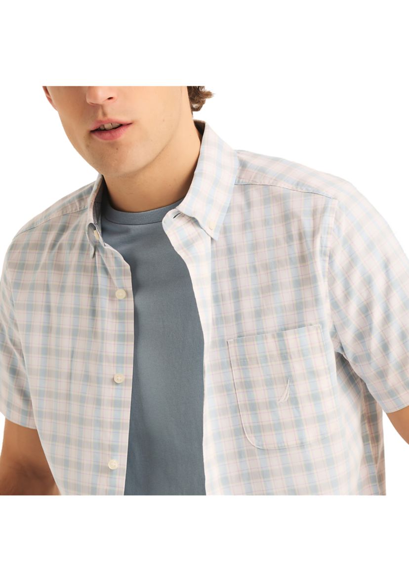 Sustainably Crafted Plaid Short-Sleeve Shirt