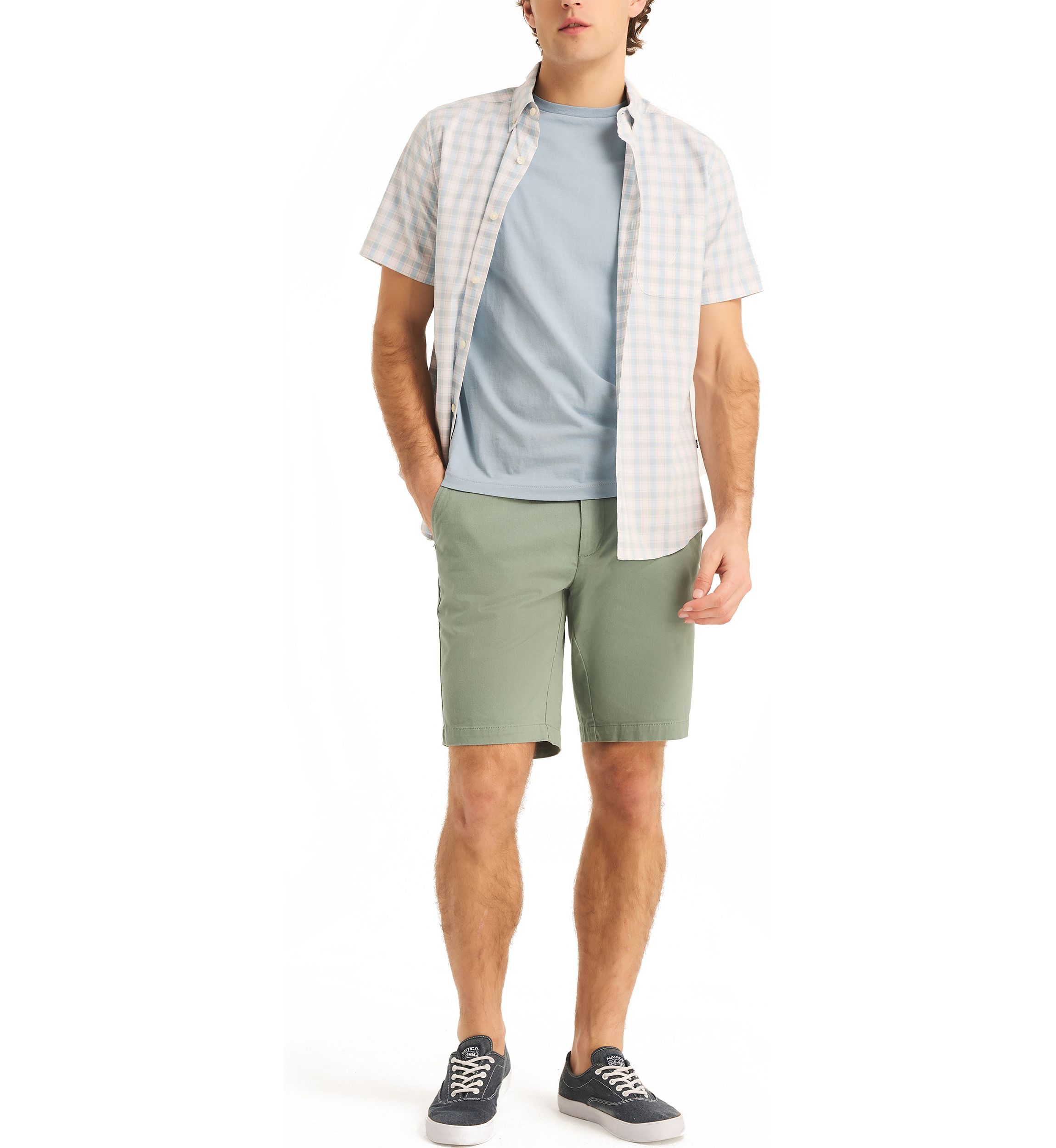 Sustainably Crafted Plaid Short-Sleeve Shirt