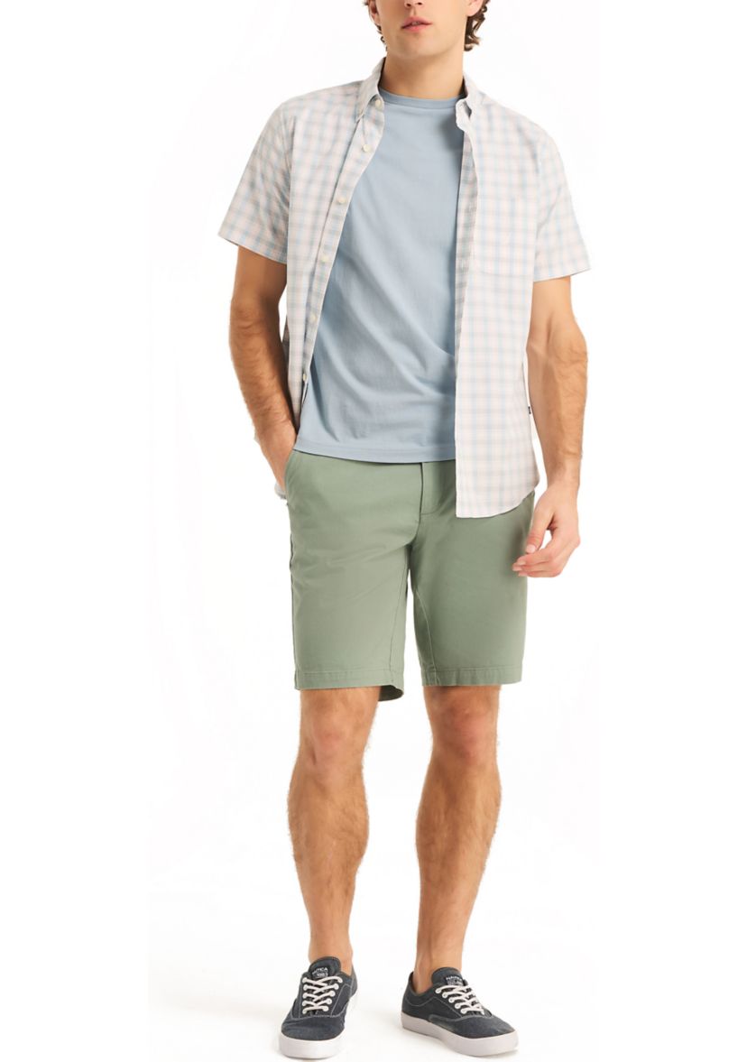 Sustainably Crafted Plaid Short-Sleeve Shirt