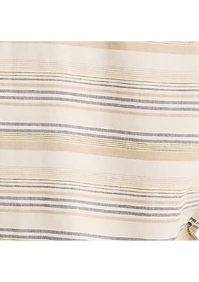 Striped Linen Short Sleeve Shirt