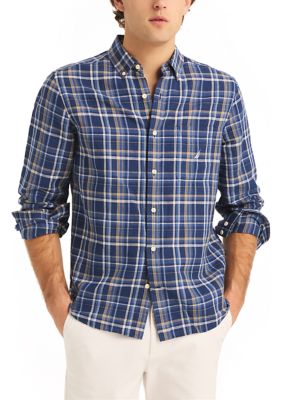 Lucky Brand**-J Blue Print Size 3X Juniors Casual Shirts