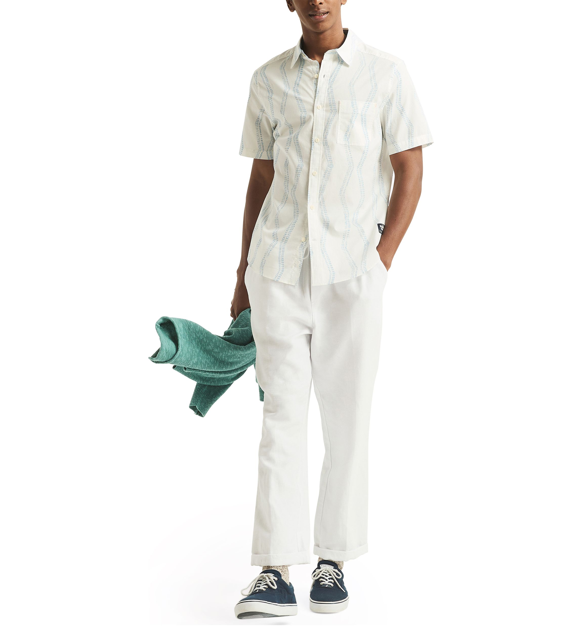 Jeans Co. Printed Short-Sleeve Shirt