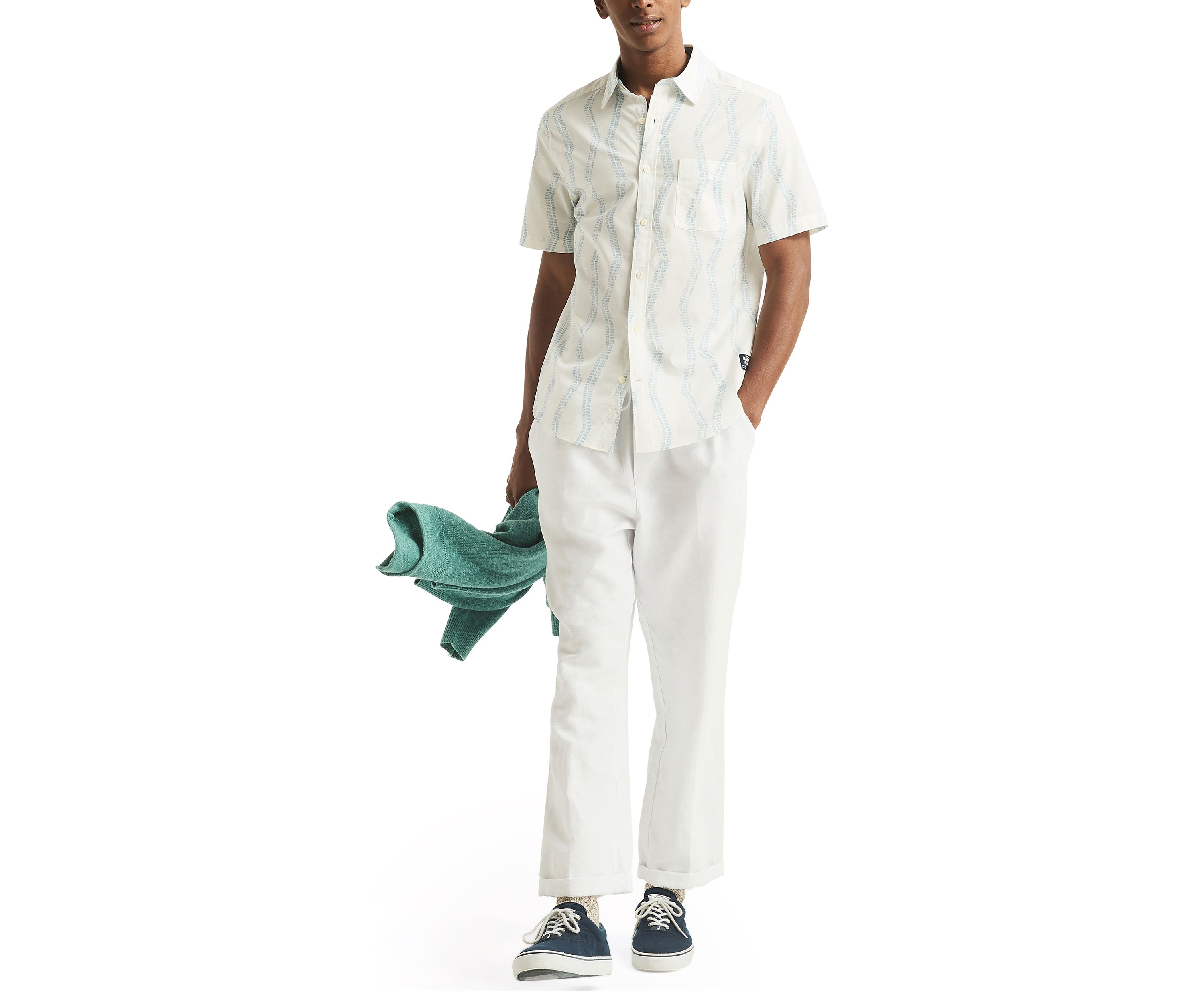 Jeans Co. Printed Short-Sleeve Shirt