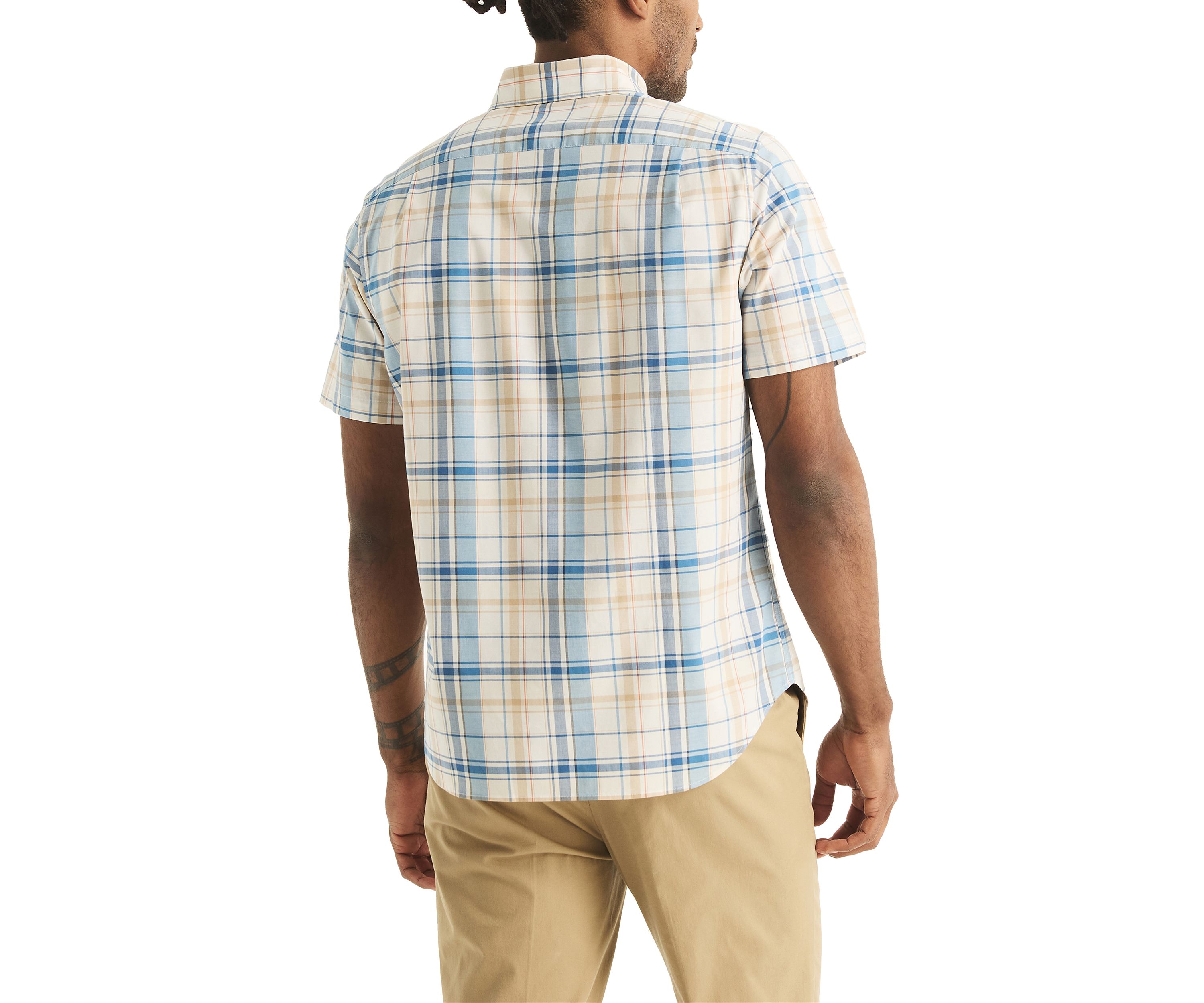 Sustainably Crafted Plaid Short-Sleeve Shirt