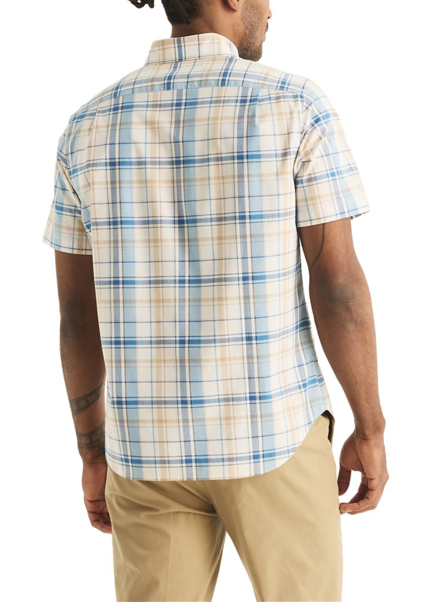 Sustainably Crafted Plaid Short-Sleeve Shirt