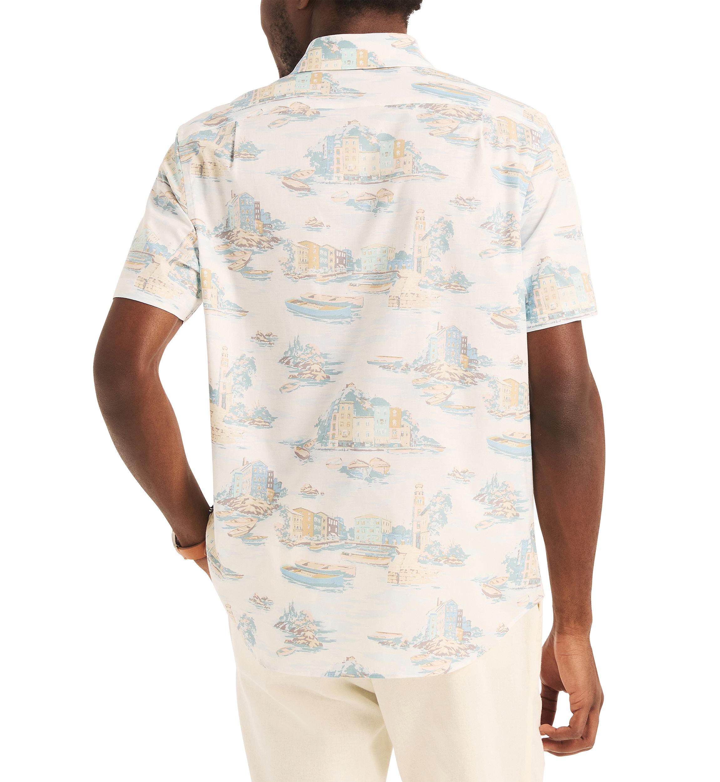 Sustainably Crafted Printed Short-Sleeve Shirt