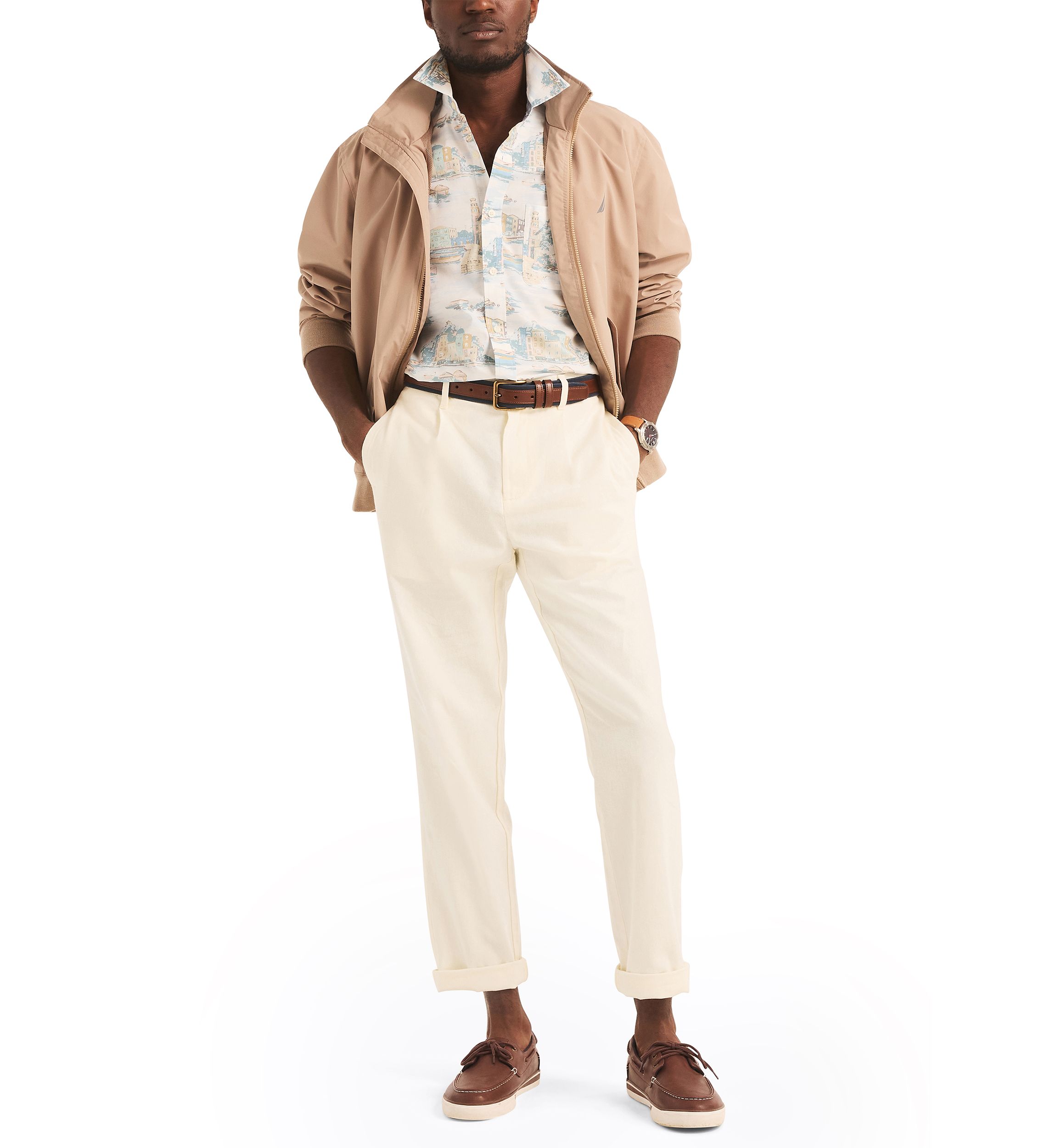 Sustainably Crafted Printed Short-Sleeve Shirt