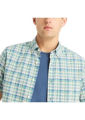 Sustainably Crafted Plaid Short-Sleeve Shirt