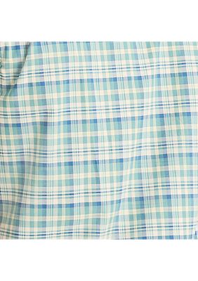 Sustainably Crafted Plaid Short-Sleeve Shirt