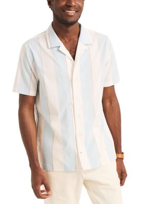 Sustainably Crafted Plaid Short-Sleeve Camp Shirt