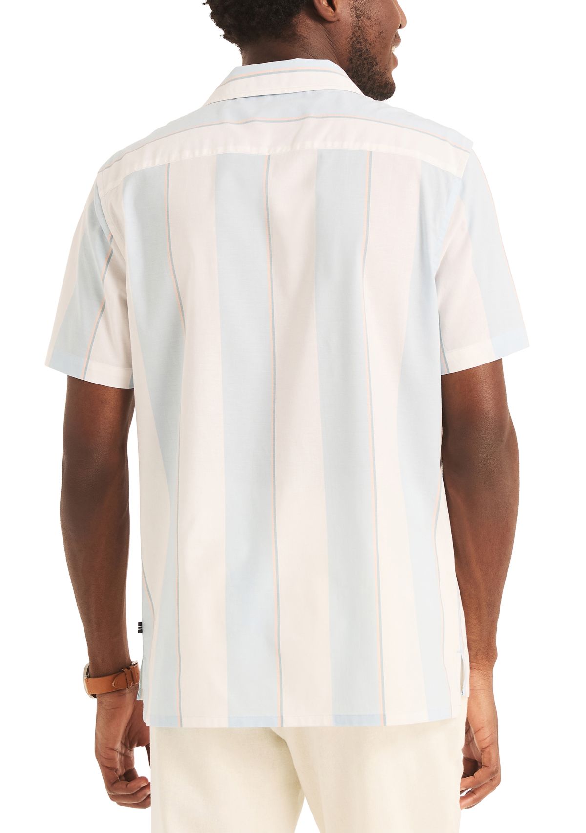 Sustainably Crafted Plaid Short-Sleeve Camp Shirt