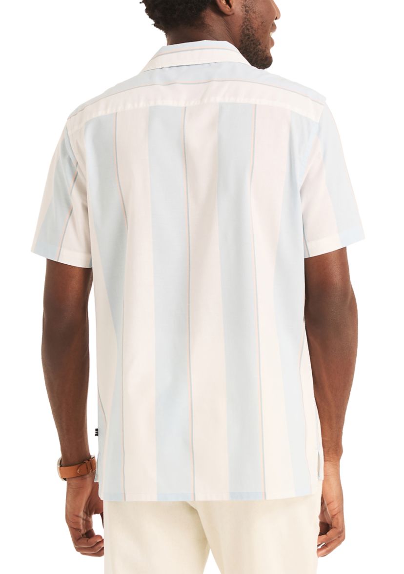 Sustainably Crafted Plaid Short-Sleeve Camp Shirt