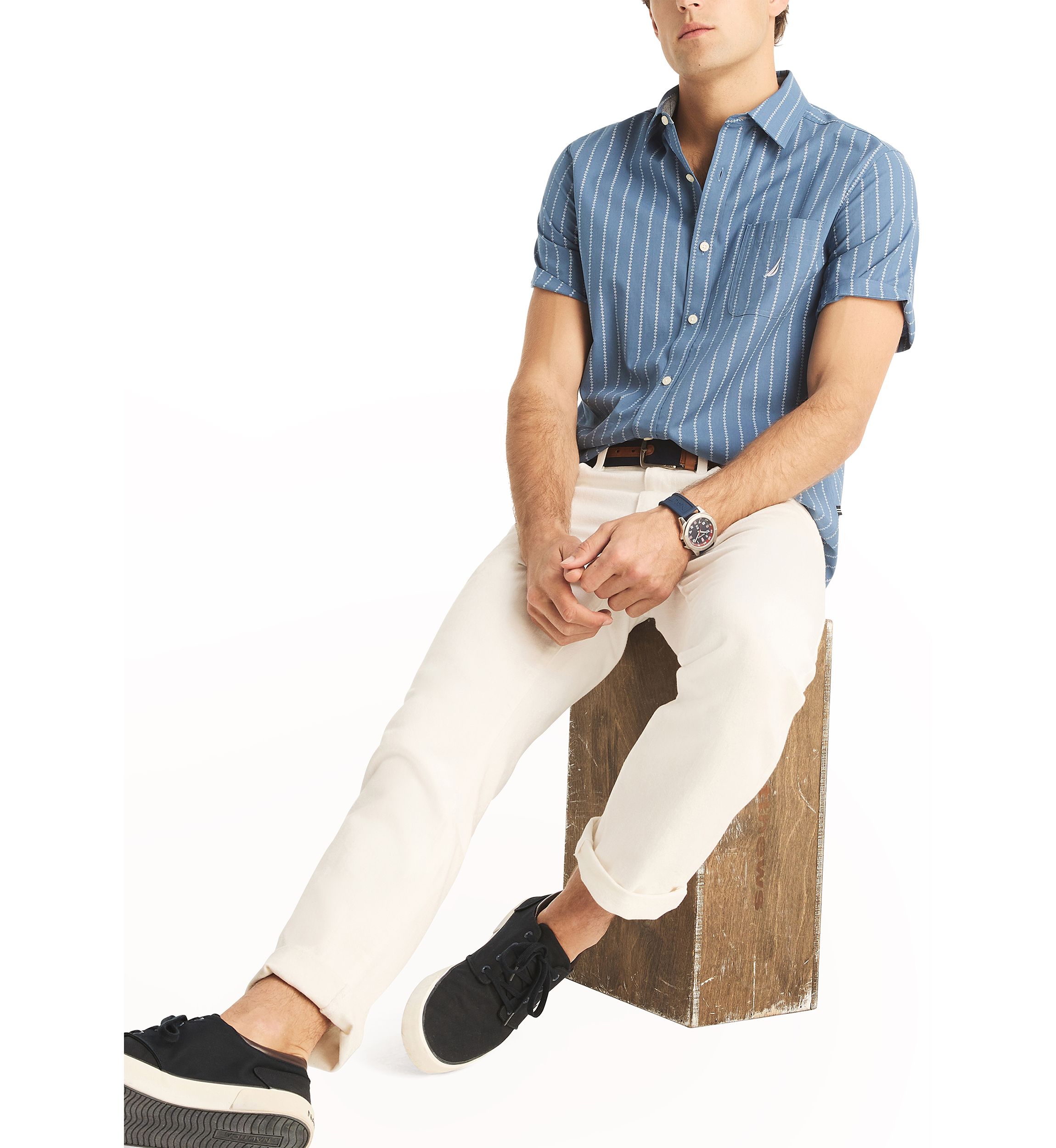  Sustainably Crafted Printed Short-Sleeve Shirt