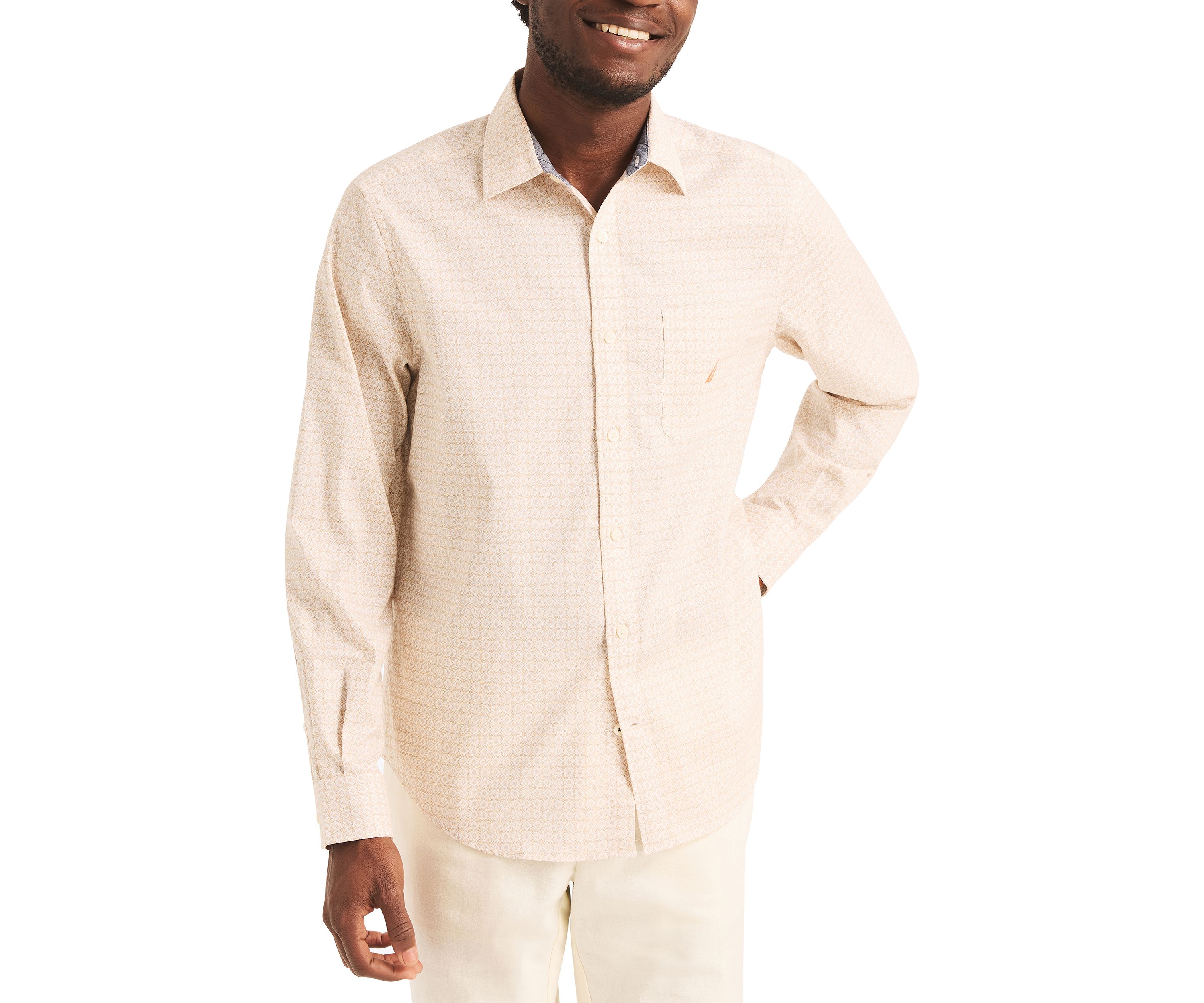Sustainably Crafted Geo Printed Shirt