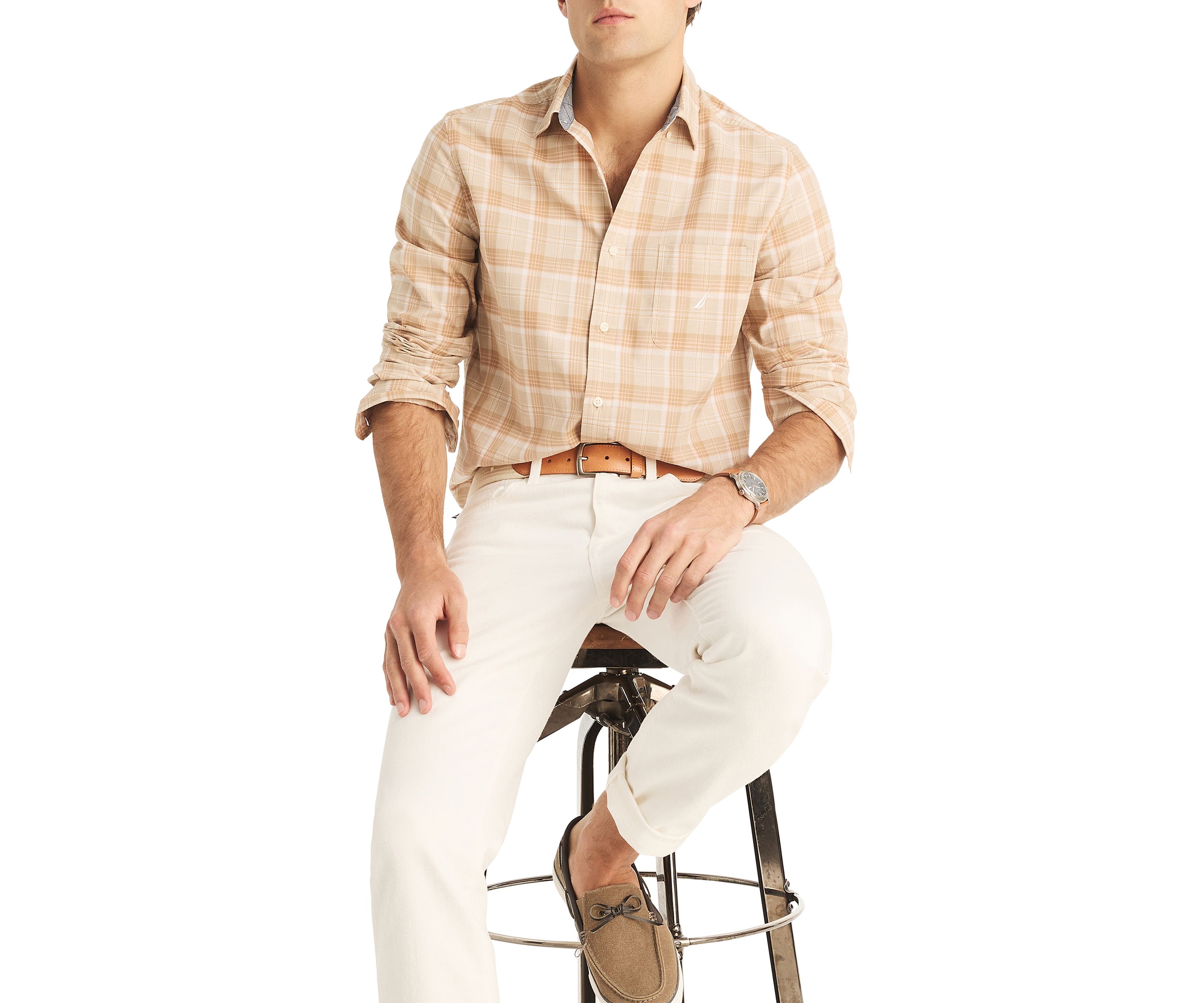 Sustainably Crafted Plaid Printed Shirt