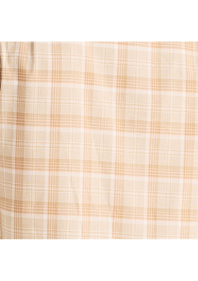 Sustainably Crafted Plaid Printed Shirt