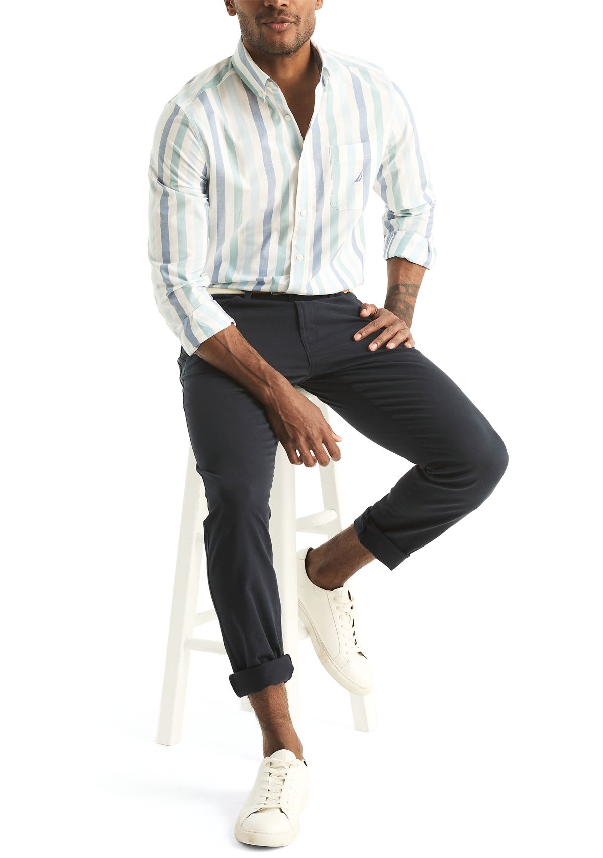 Sustainably Crafted Striped Shirt